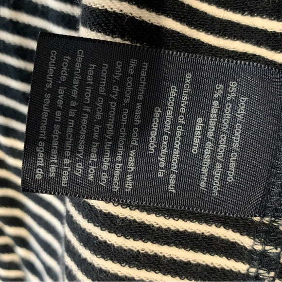 Tommy Hilfiger navy/white stripe nautical military band cotton jacket. Size L‎ - Picture 11 of 12